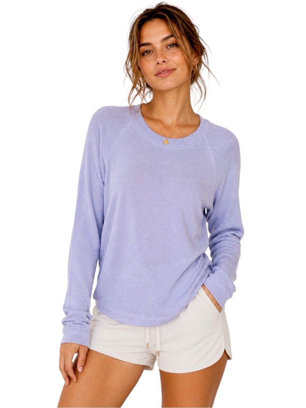 Lululemon – Sit In Lotus Merino Wool Sweater – Lavender Dusk – Sz. 8